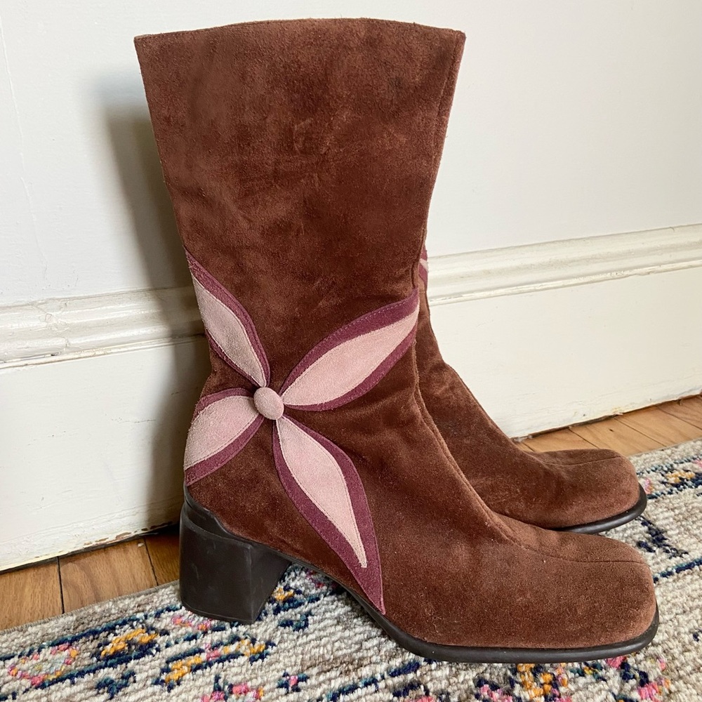 Indigo by Clark’s suede flower boots